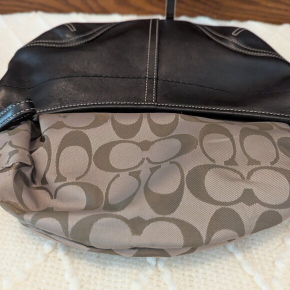 Coach Hobo Leather 9541 Black Shoulder bag small / purse Y2K - Picture 12 of 12